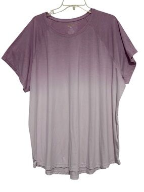 Tek Gear Purple Lavender Ombre Tee
